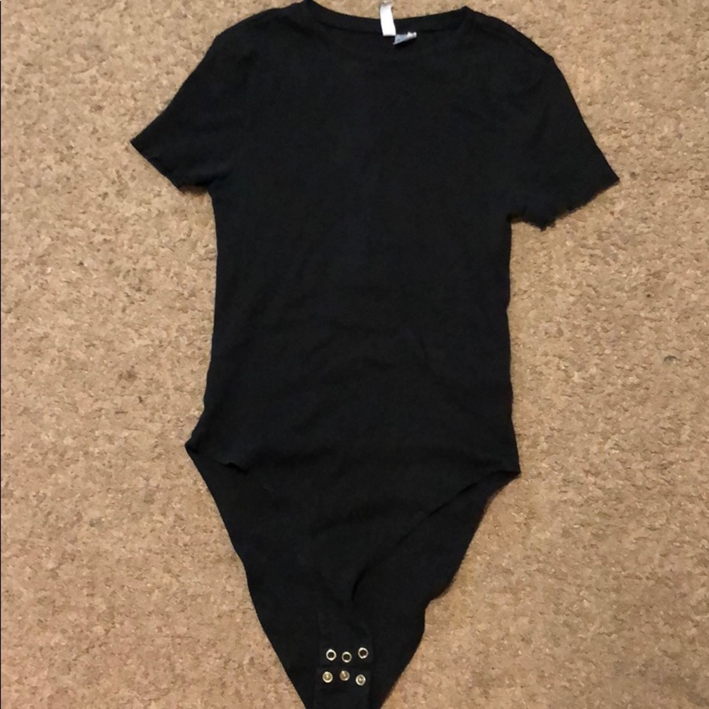 black H&M bodysuit